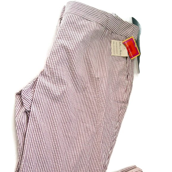 Isaac Mizrahi Pants - New with Tags Isaac Mizrahi for Target Seersucker Slacks Purple Striped 18 NWT